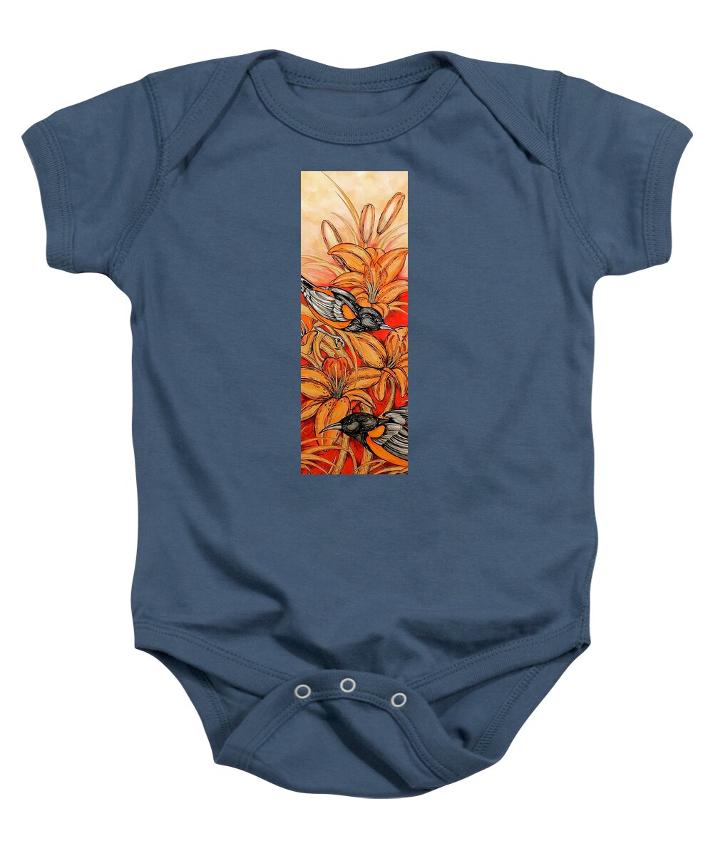 Oriole Full - Baby Onesie