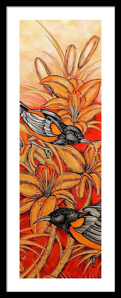 Oriole Full - Framed Print