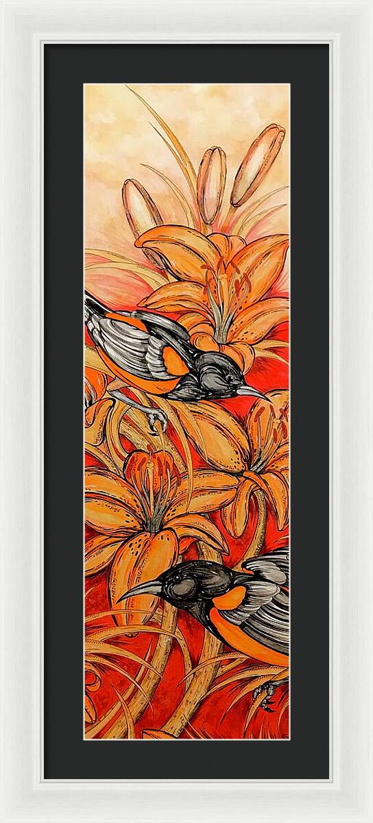 Oriole Full - Framed Print