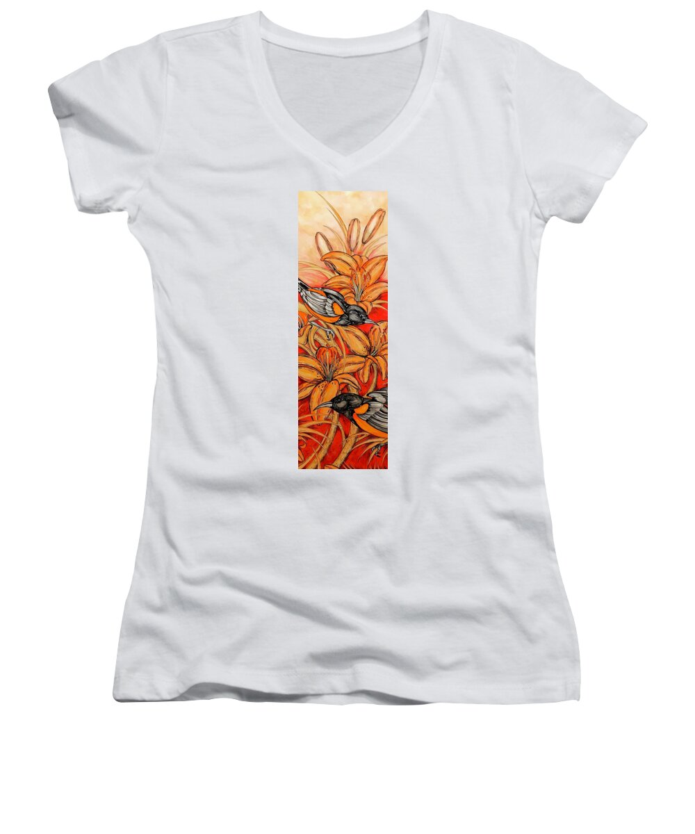 Oriole Full - Women's V-Neck