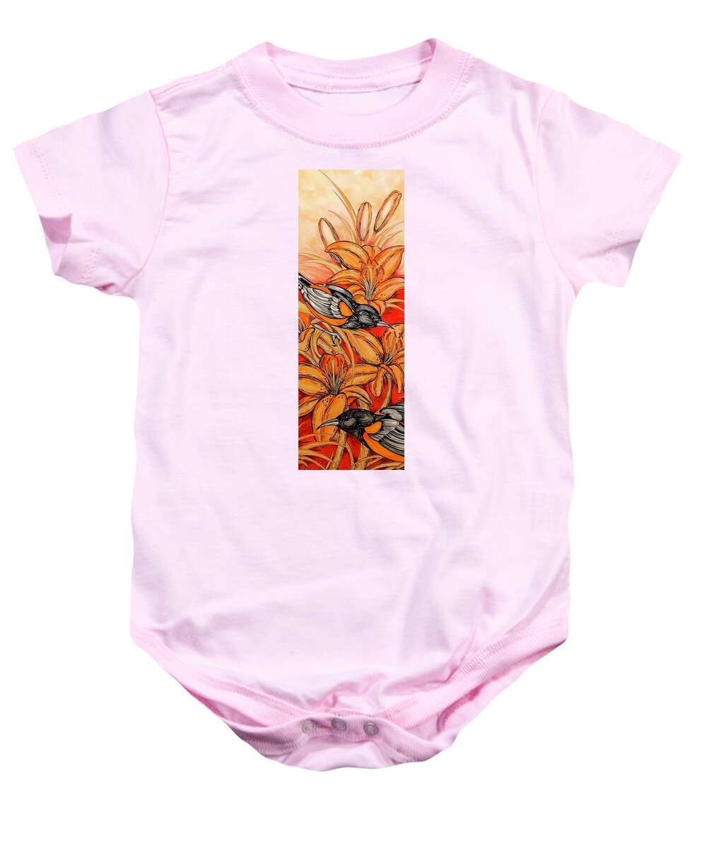 Oriole Full - Baby Onesie