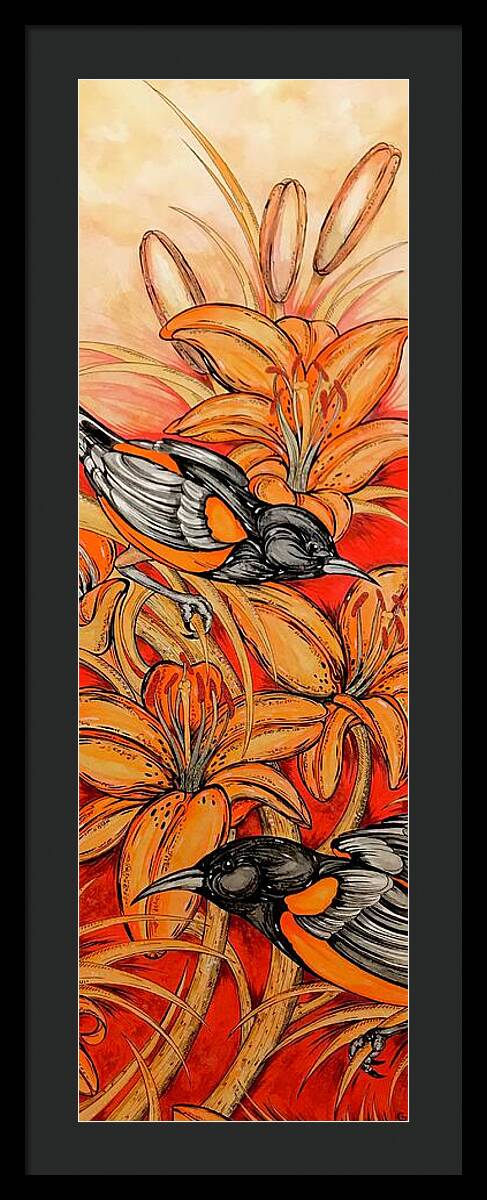 Oriole Full - Framed Print