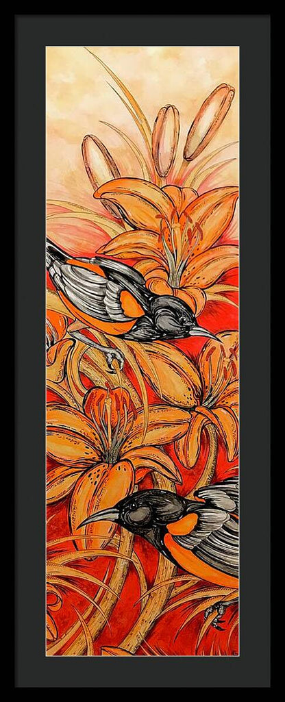 Oriole Full - Framed Print