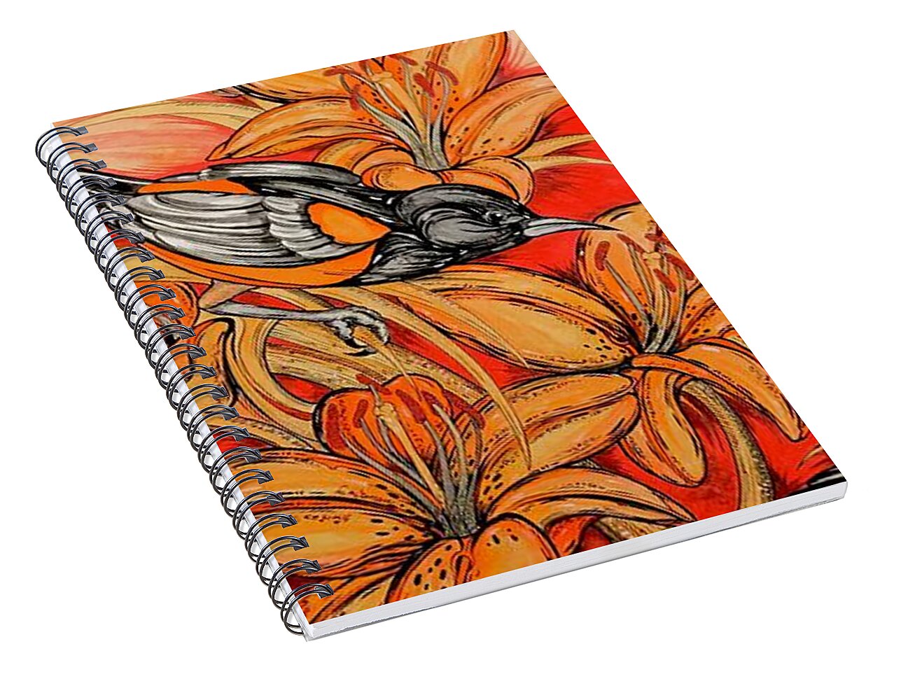 Oriole Full - Spiral Notebook