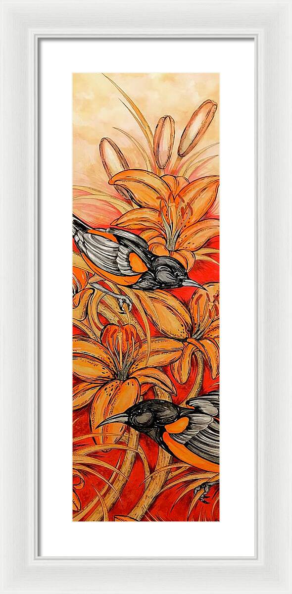 Oriole Full - Framed Print