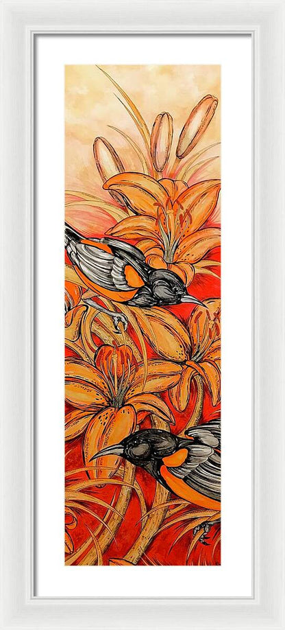 Oriole Full - Framed Print