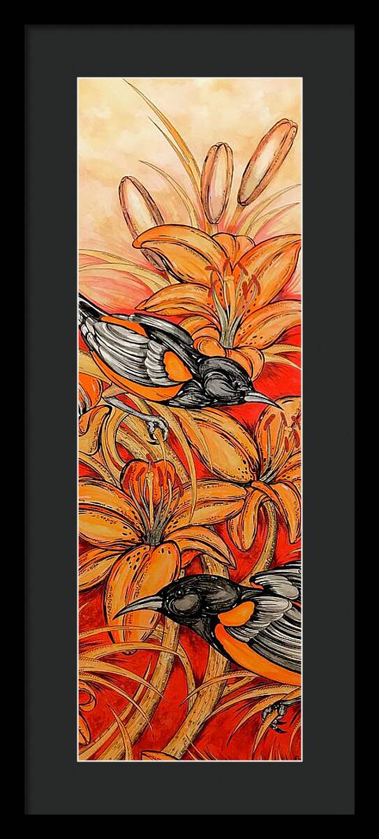 Oriole Full - Framed Print