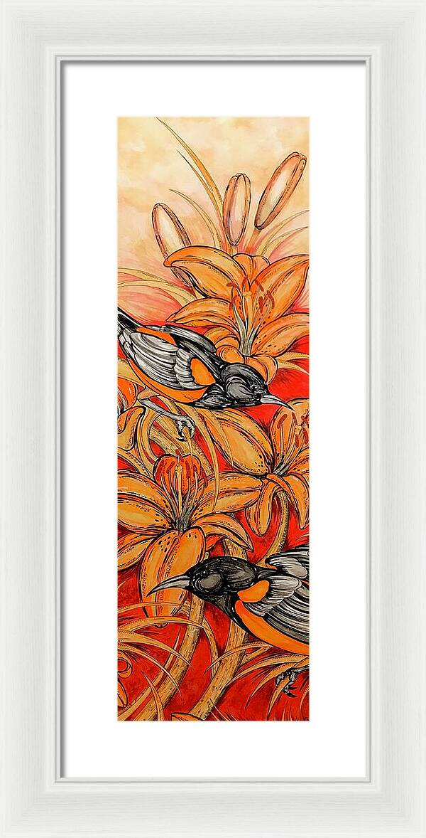 Oriole Full - Framed Print
