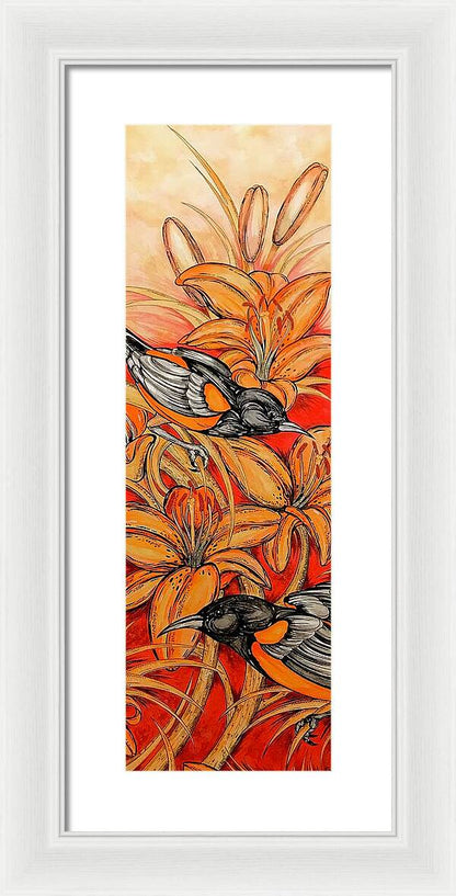 Oriole Full - Framed Print