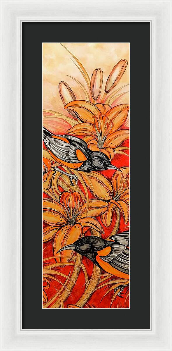 Oriole Full - Framed Print
