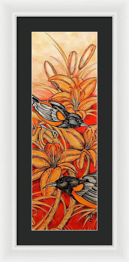 Oriole Full - Framed Print