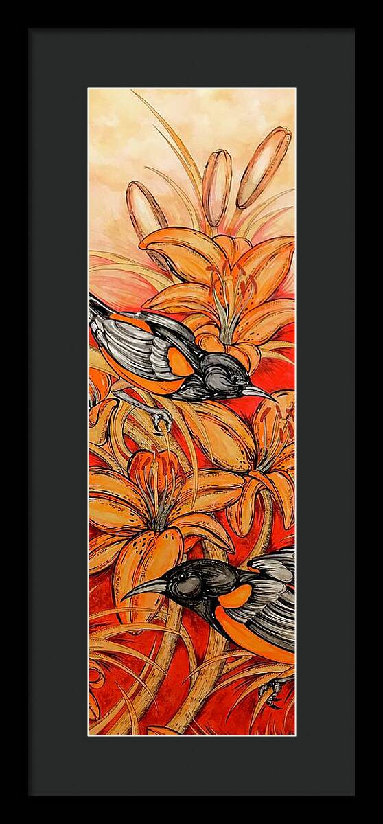 Oriole Full - Framed Print