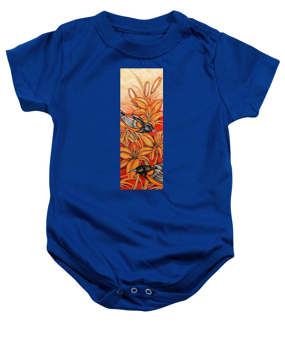 Oriole Full - Baby Onesie