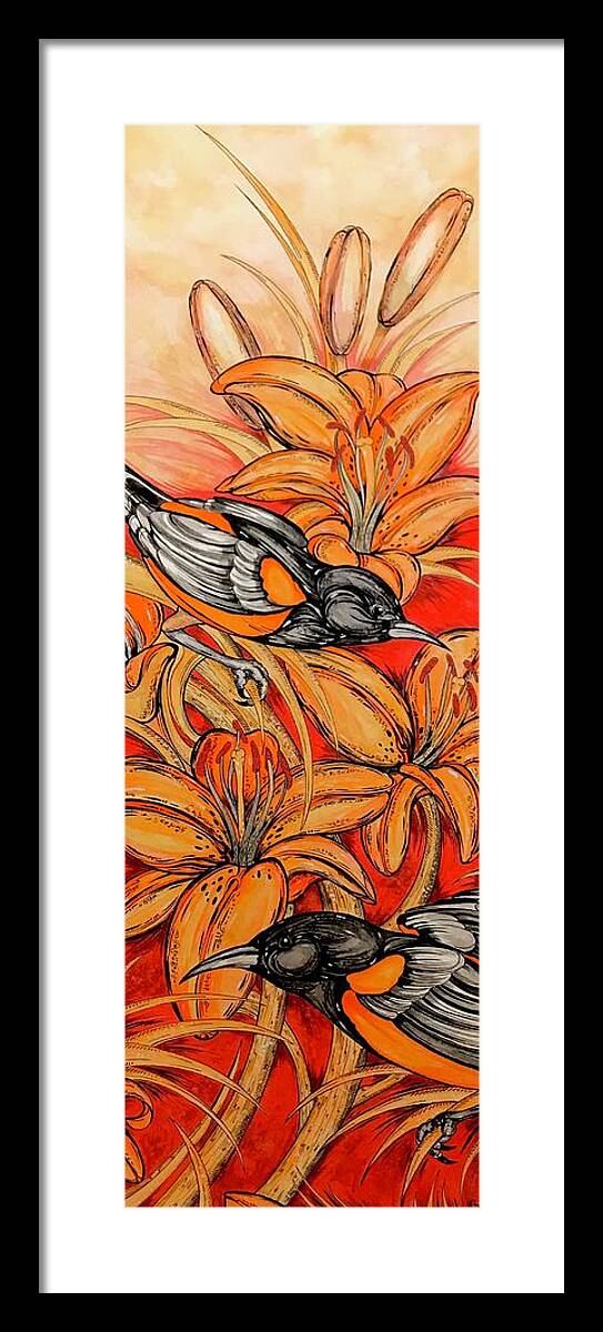 Oriole Full - Framed Print