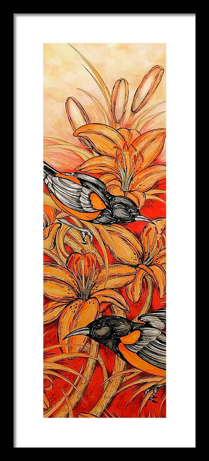 Oriole Full - Framed Print