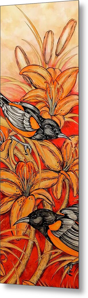 Oriole Full - Metal Print