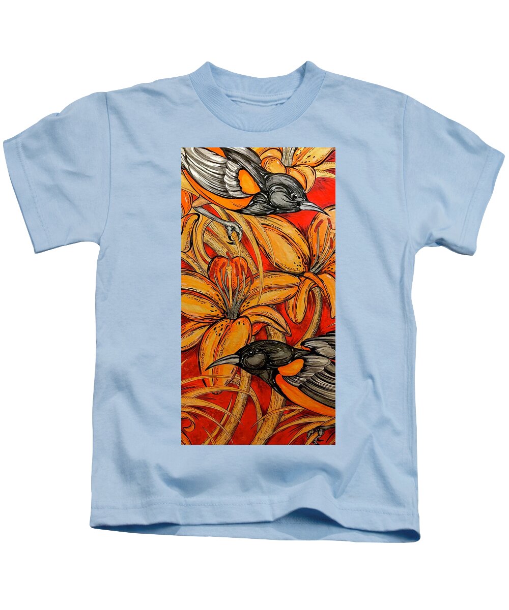 Oriole Pair - Kids T-Shirt