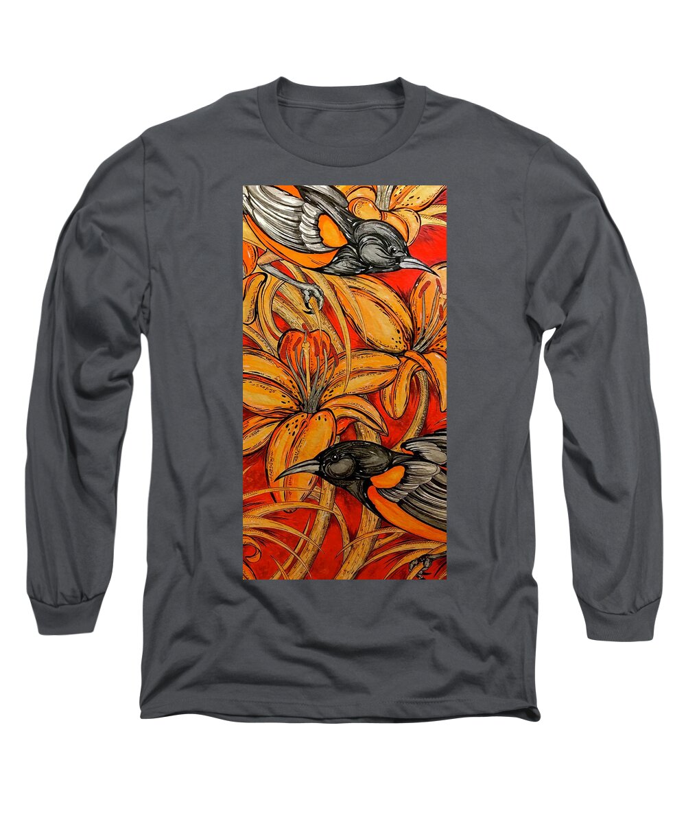 Oriole Pair - Long Sleeve T-Shirt