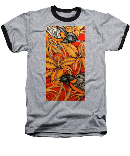 Oriole Pair - Baseball T-Shirt
