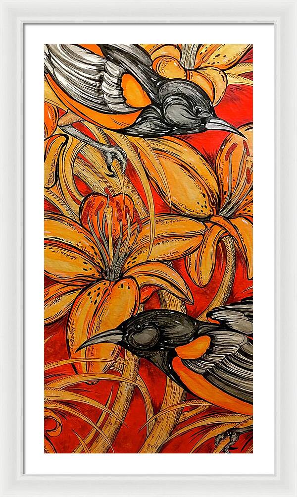 Oriole Pair - Framed Print