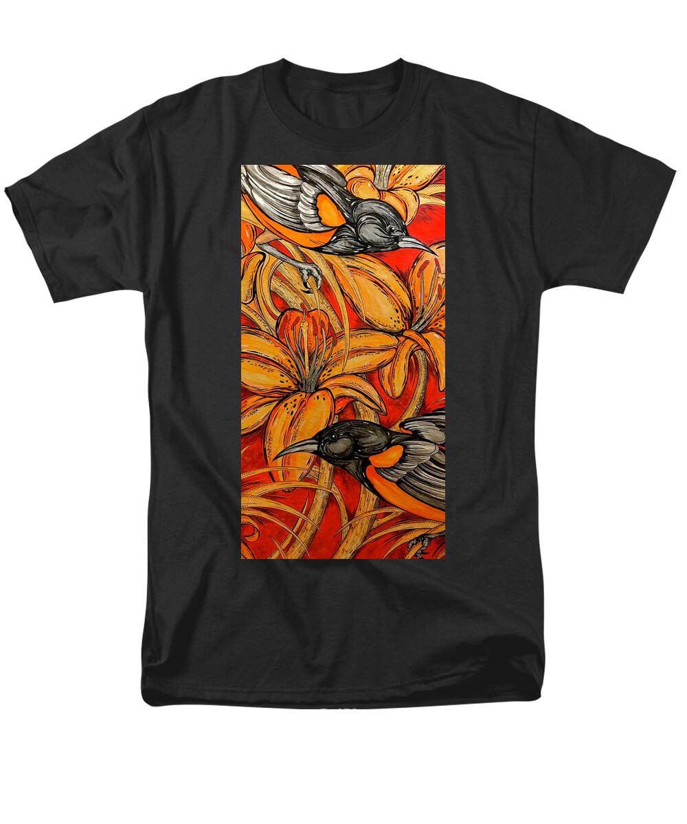 Oriole Pair - Men's T-Shirt  (Regular Fit)
