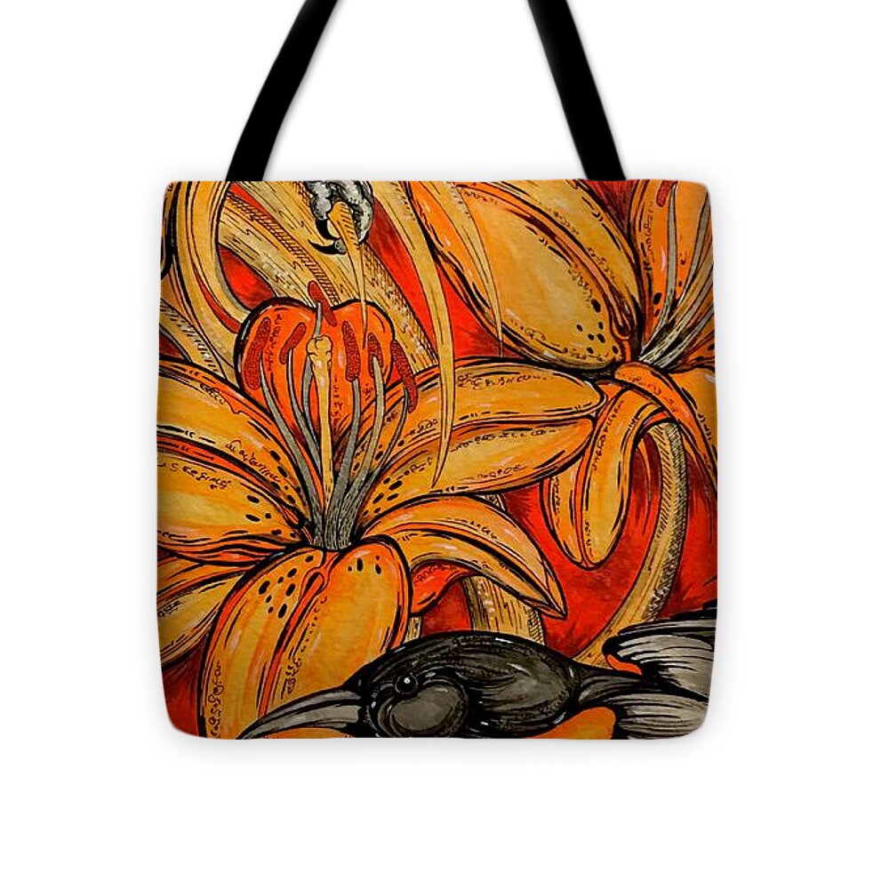 Oriole Pair - Tote Bag