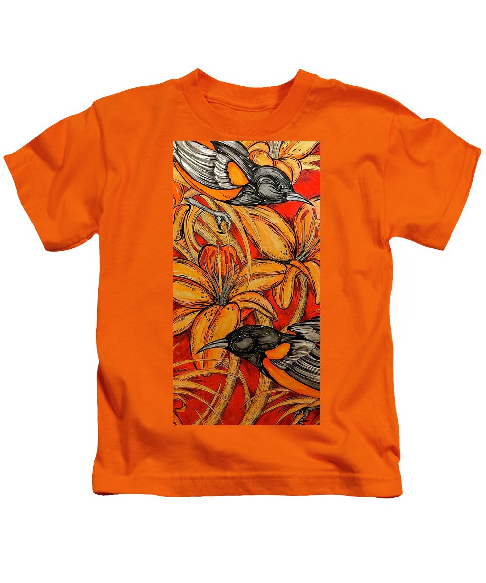 Oriole Pair - Kids T-Shirt