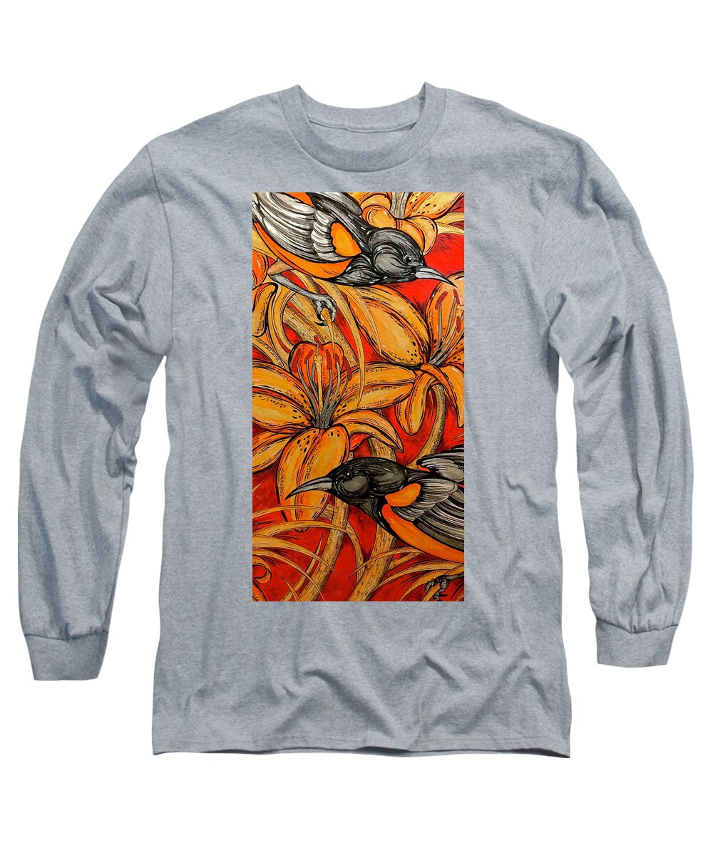 Oriole Pair - Long Sleeve T-Shirt