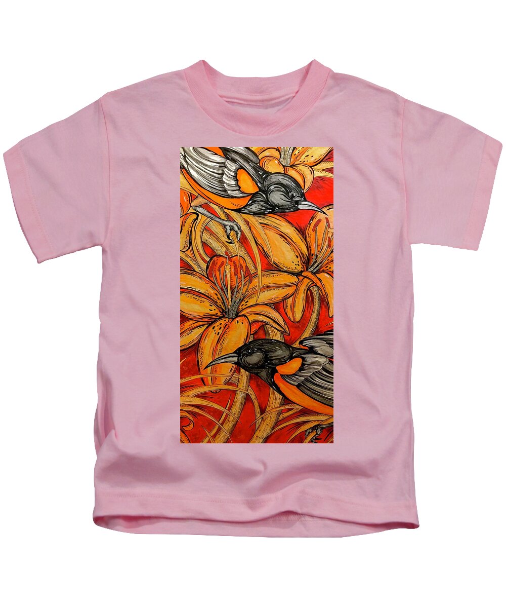 Oriole Pair - Kids T-Shirt