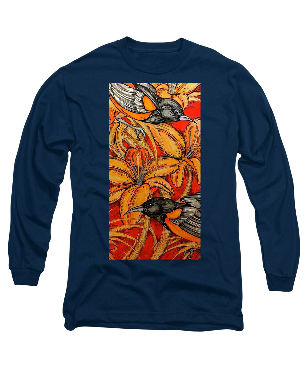 Oriole Pair - Long Sleeve T-Shirt