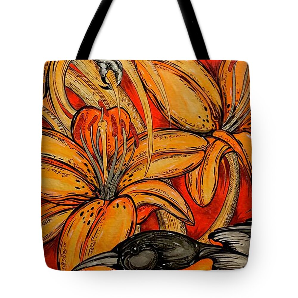 Oriole Pair - Tote Bag