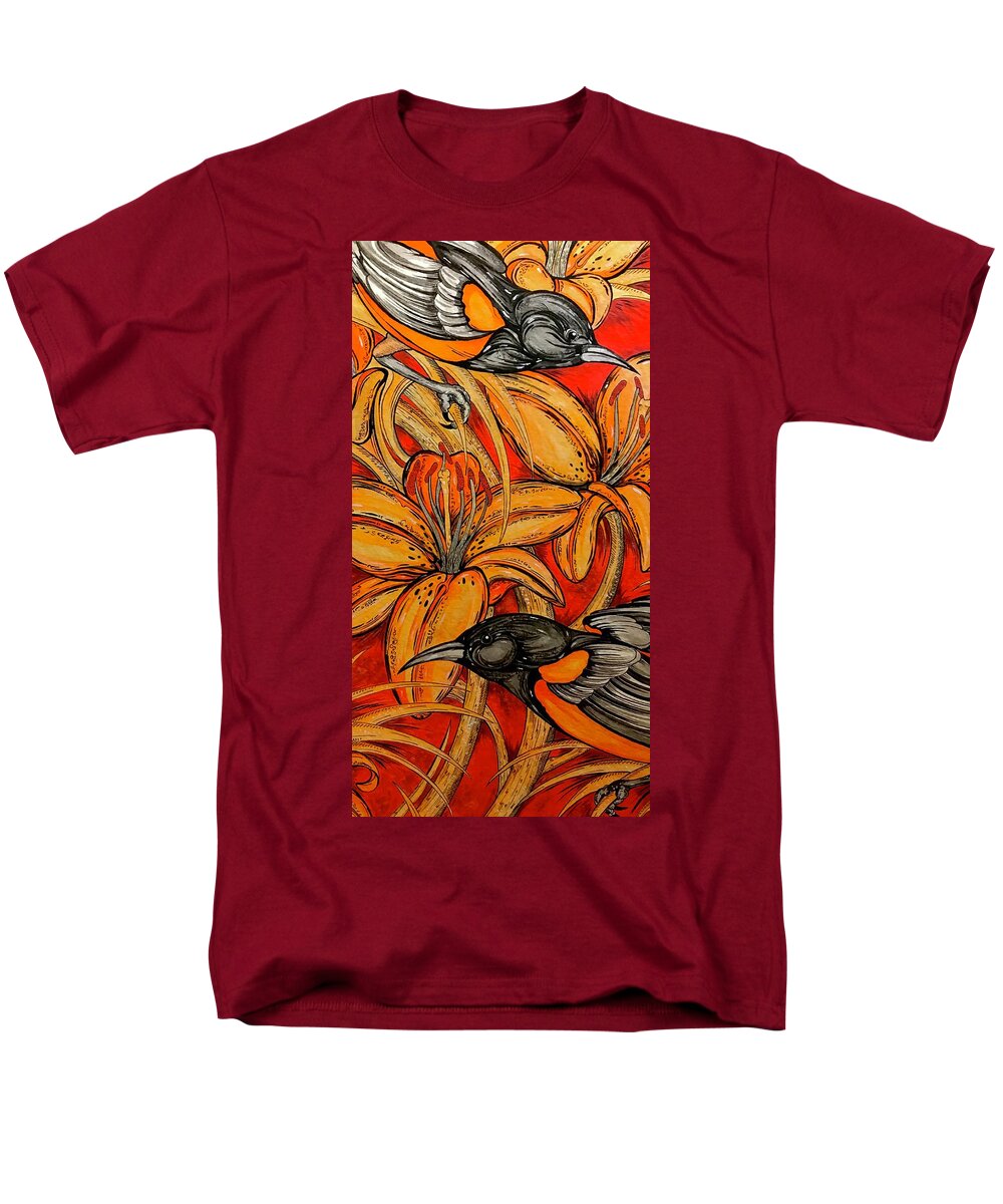 Oriole Pair - Men's T-Shirt  (Regular Fit)