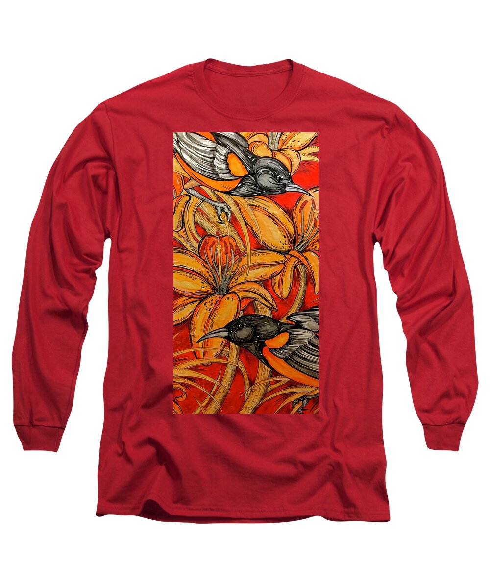 Oriole Pair - Long Sleeve T-Shirt