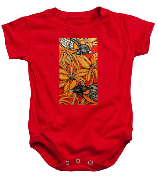 Oriole Pair - Baby Onesie