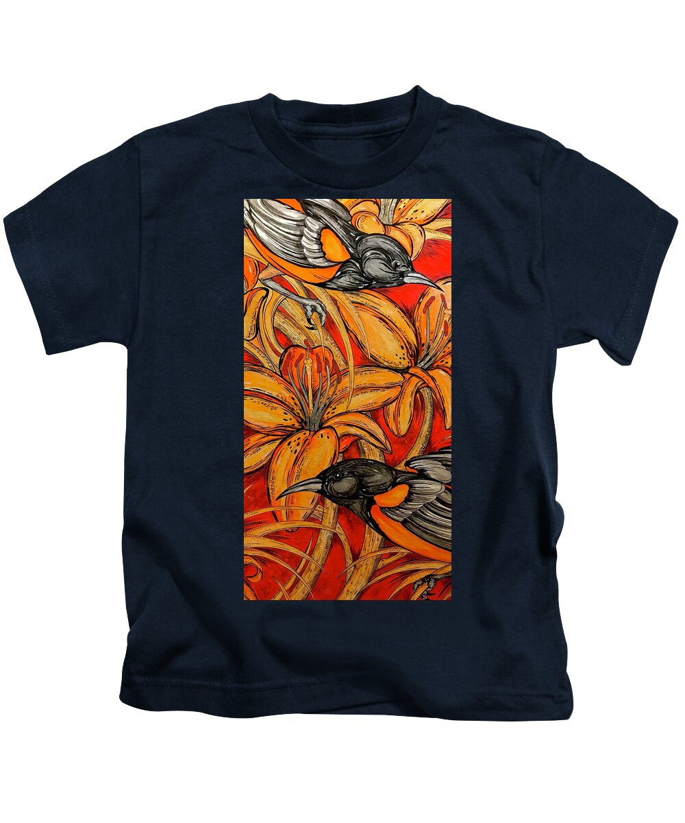 Oriole Pair - Kids T-Shirt