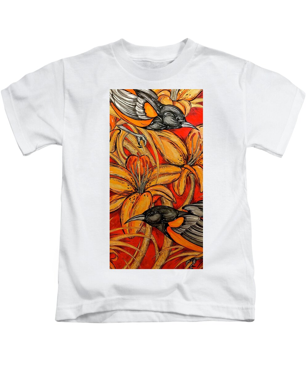 Oriole Pair - Kids T-Shirt
