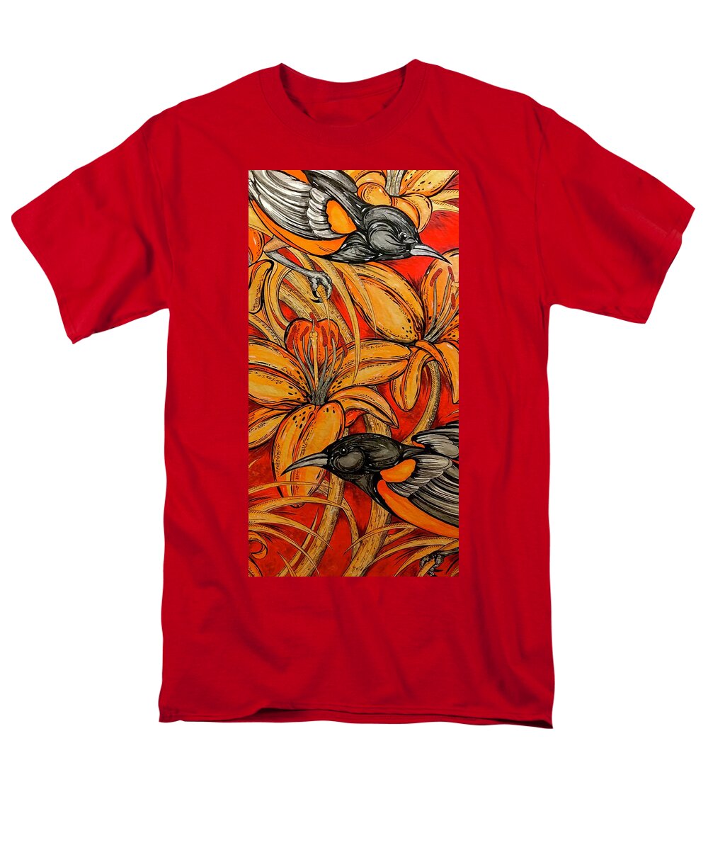 Oriole Pair - Men's T-Shirt  (Regular Fit)