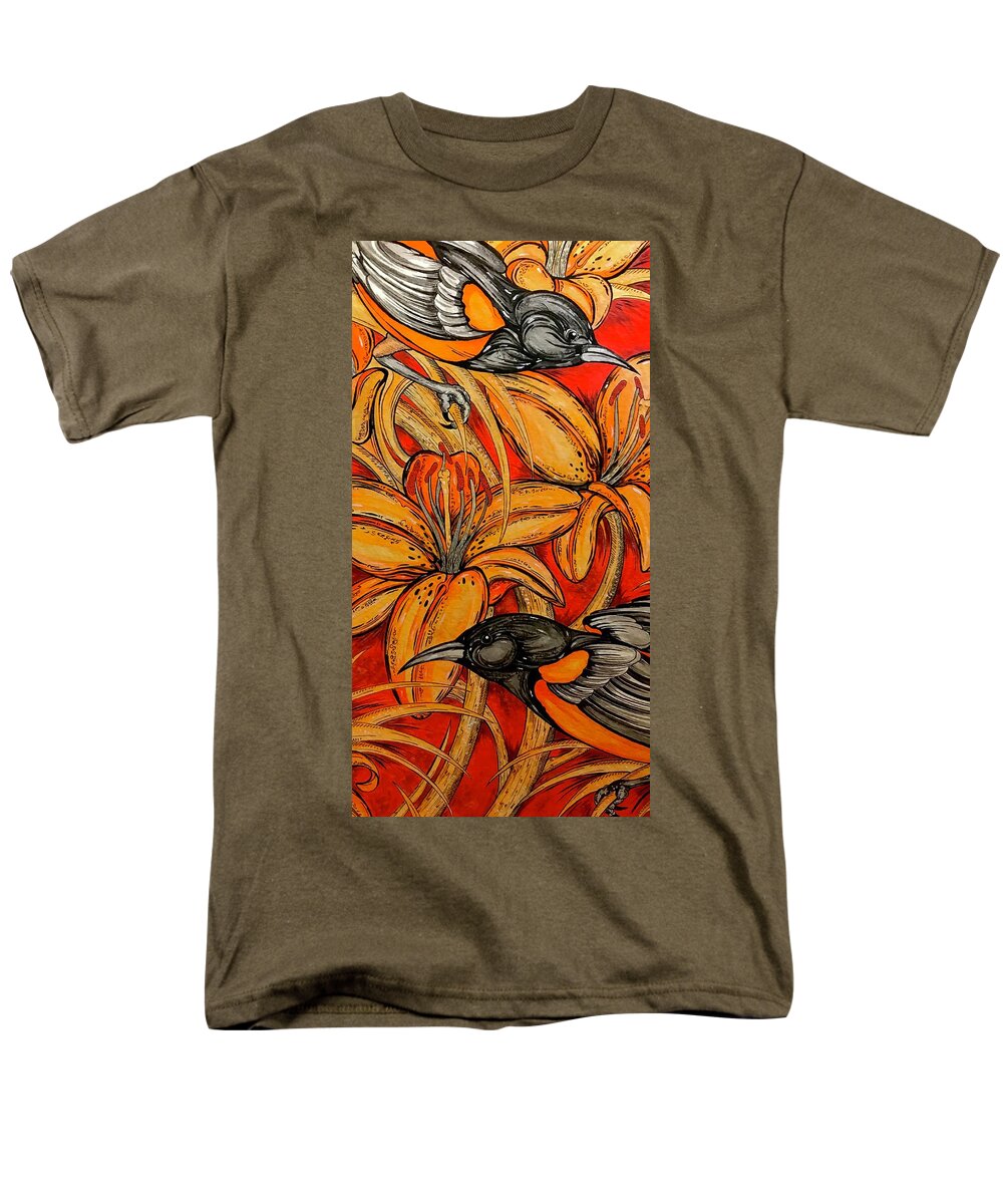 Oriole Pair - Men's T-Shirt  (Regular Fit)