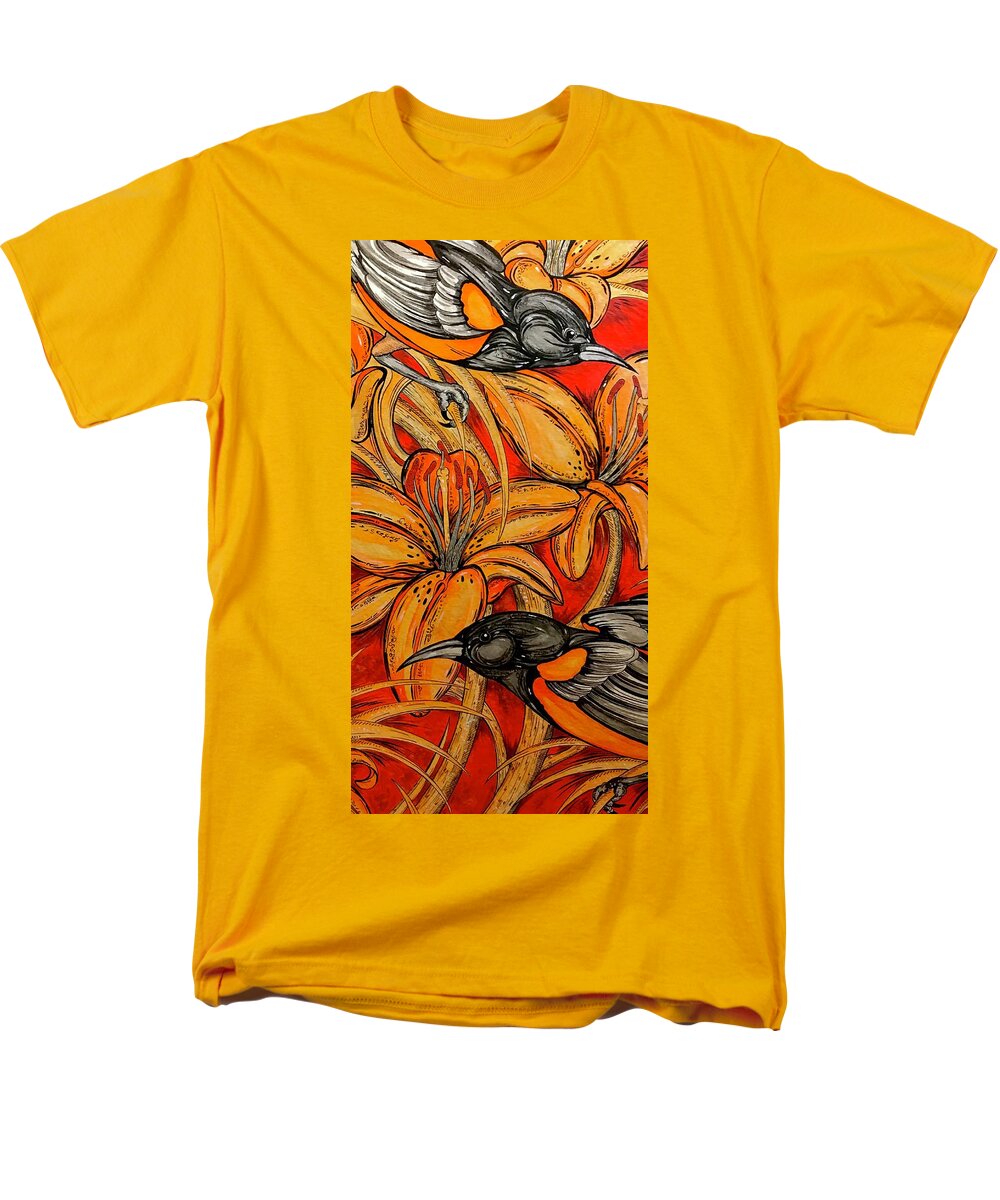 Oriole Pair - Men's T-Shirt  (Regular Fit)