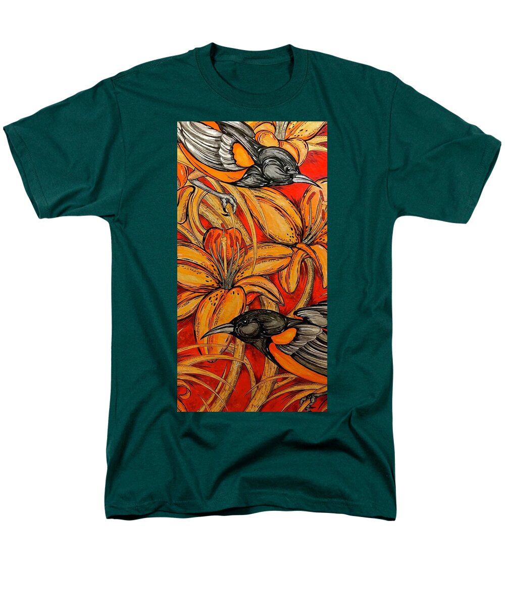 Oriole Pair - Men's T-Shirt  (Regular Fit)