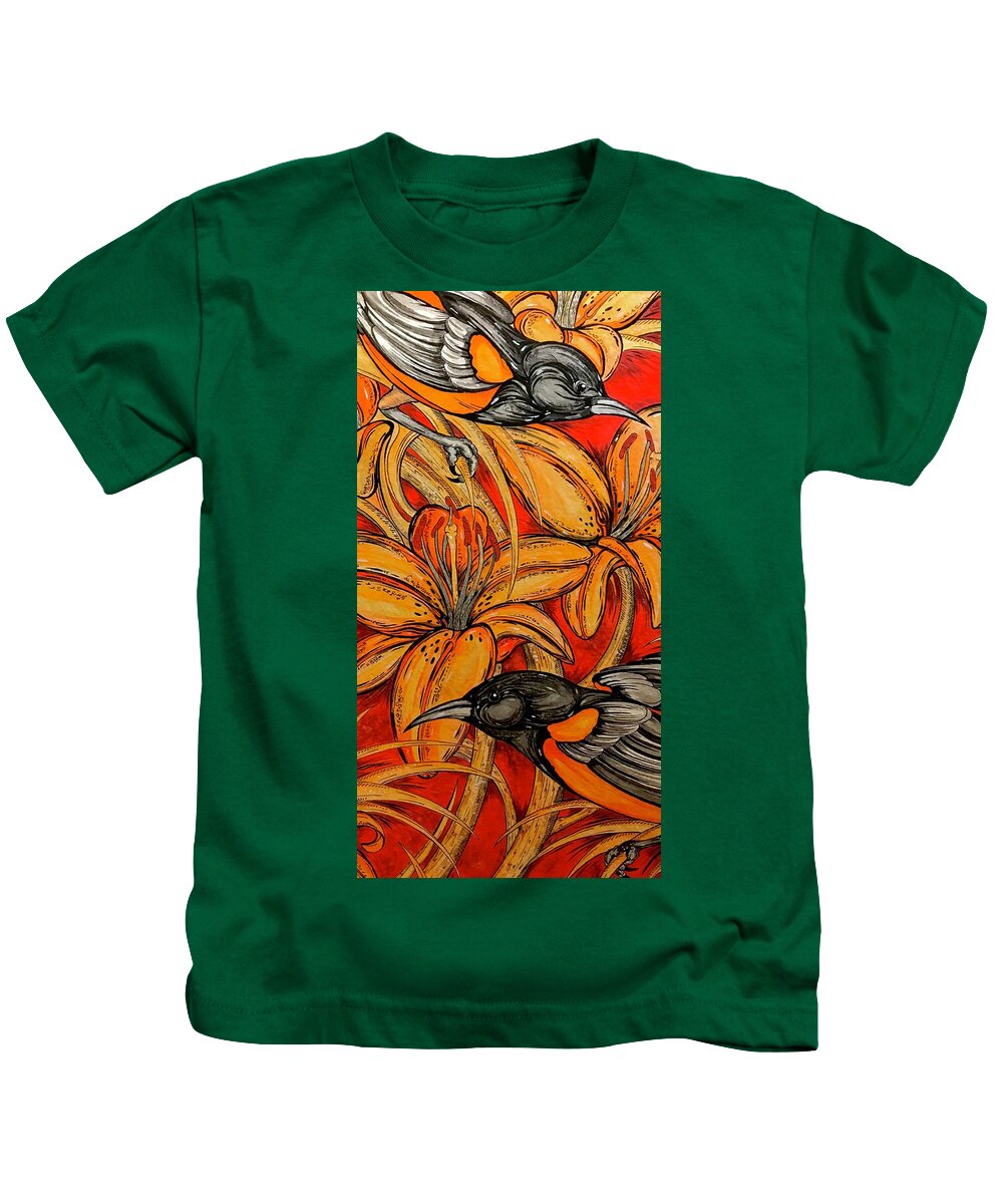 Oriole Pair - Kids T-Shirt