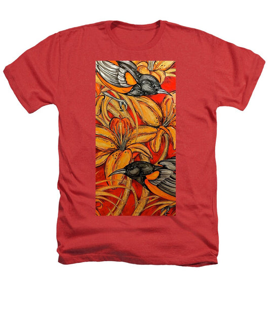 Oriole Pair - Heathers T-Shirt