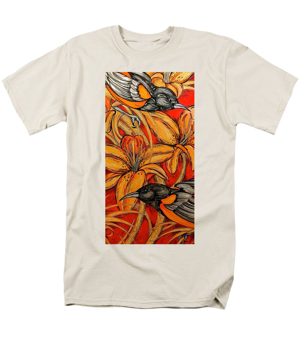 Oriole Pair - Men's T-Shirt  (Regular Fit)