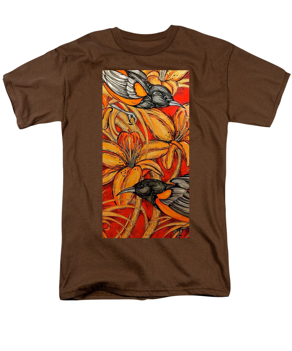 Oriole Pair - Men's T-Shirt  (Regular Fit)