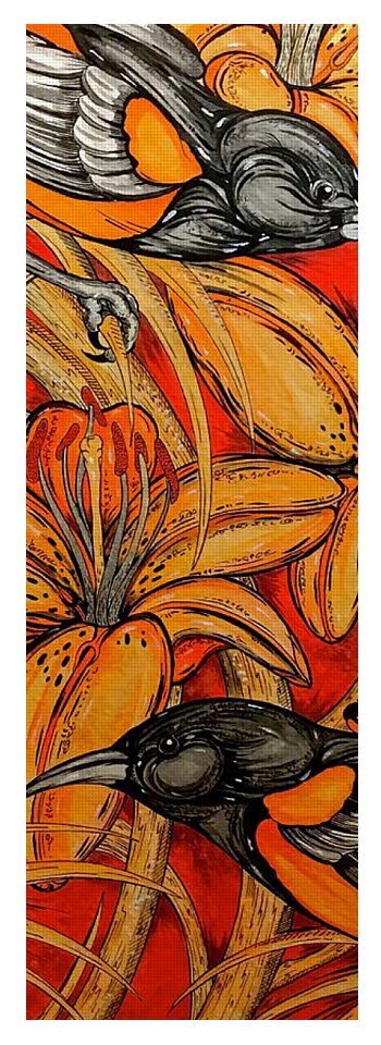 Oriole Pair - Yoga Mat