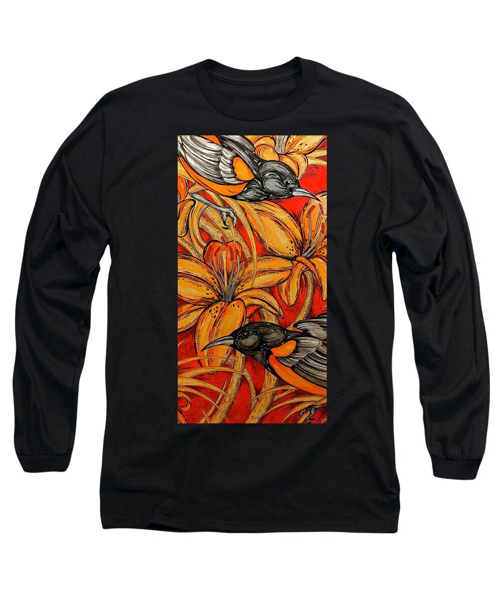Oriole Pair - Long Sleeve T-Shirt