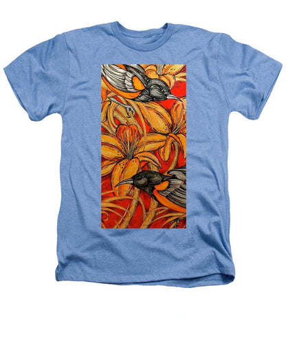 Oriole Pair - Heathers T-Shirt