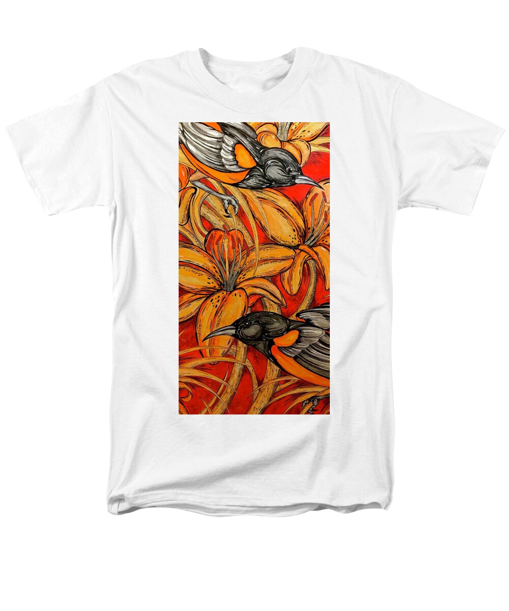 Oriole Pair - Men's T-Shirt  (Regular Fit)