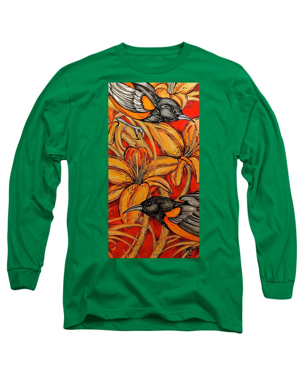 Oriole Pair - Long Sleeve T-Shirt