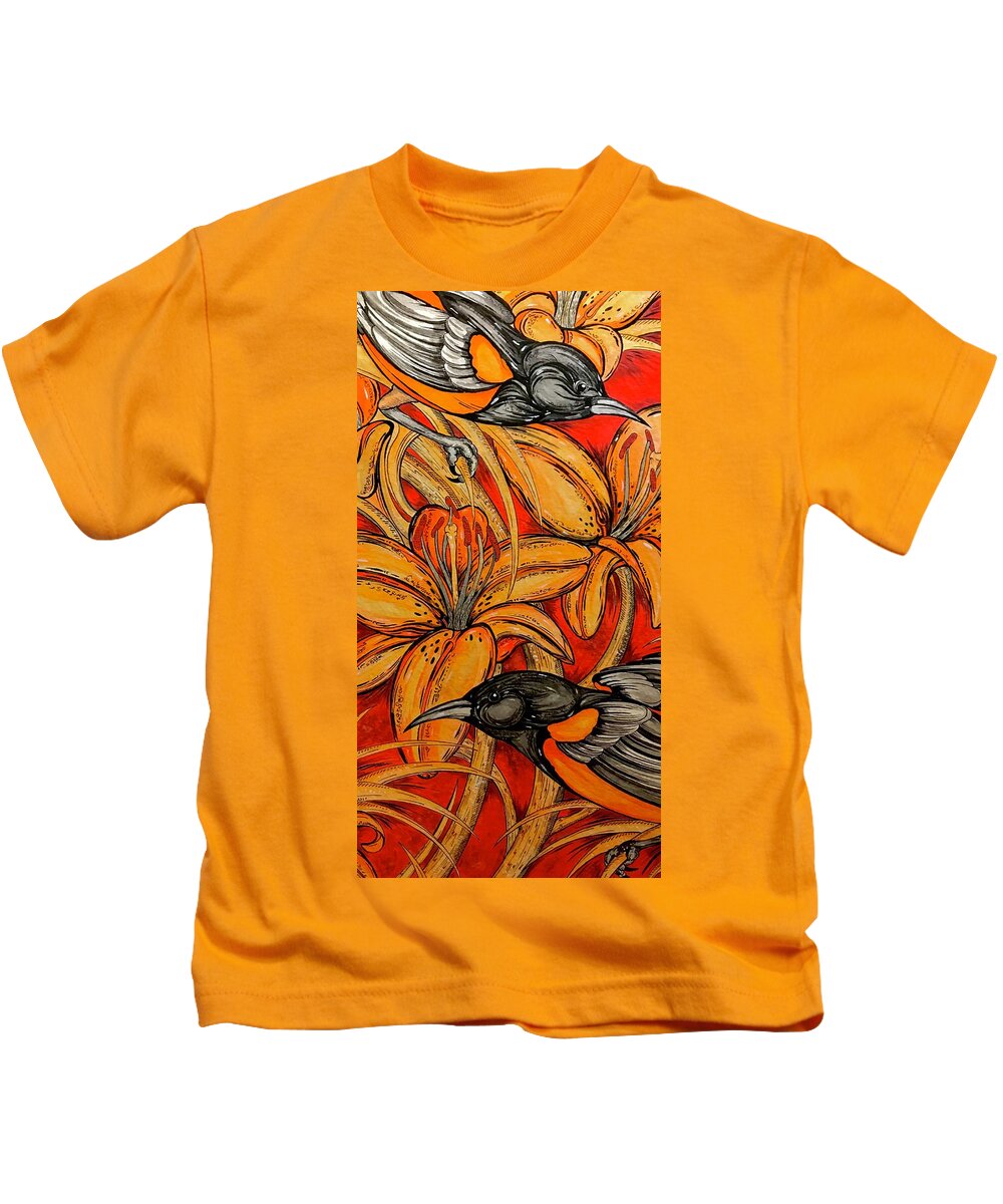 Oriole Pair - Kids T-Shirt